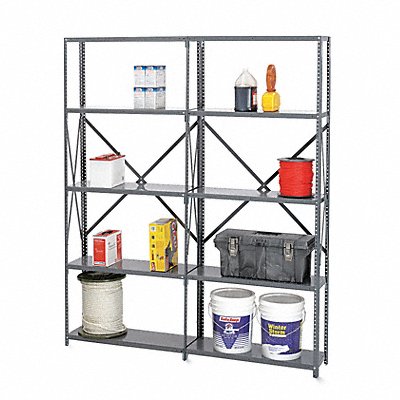 TENNSCO QOH53612S Metal Shelving Cap 1000 lb 12inx84inx36in