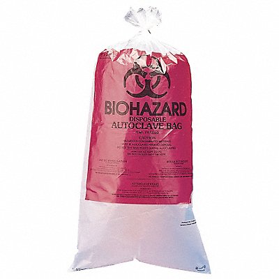 SP SCIENCEWARE F131610009 Autocl Biohazard Bags 8 to 10 gal PK100