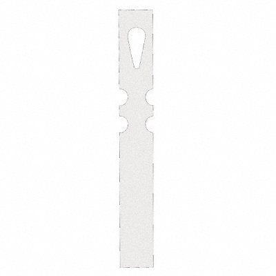 GRAINGER KTAGWT Blank Tag Paper 7 1/2in H 1in W PK1000