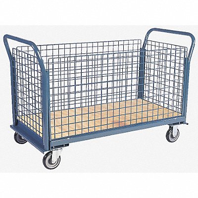 JAMCO EM360P500GP Wire-Side Platform Truck 1400lb Wood/Steel