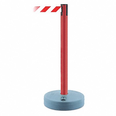 TENSABARRIER 88521STDNOD3XC Barrier Post with Belt 37-3/4 in H