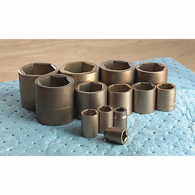 AMPCO SS12D1116 Socket Aluminium Bronze Natural 1 1/16 in