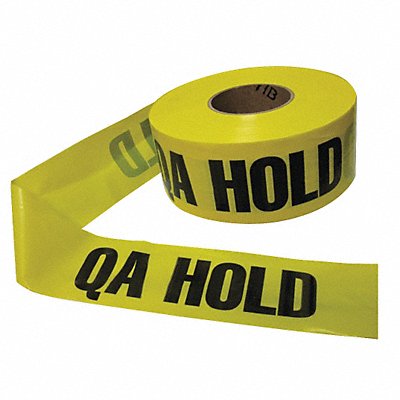 GRAINGER 280743X1000L Barricade Tape Yellow 1 000 ft L 3 in