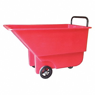 GRAINGER 13CULRED Tilt Truck Lt-Duty 1/3 cu yd 275 lb Red