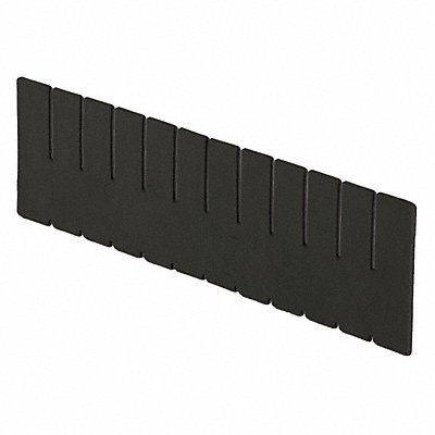 LEWISBINS DV1650XL Divider Black Polyethylene 4 7/16 in