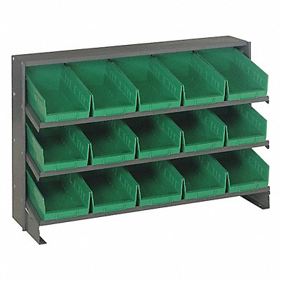 QUANTUM STORAGE SYSTEMS QPRHA102GN E1541 Bench Pick Rack 12x21x36in Green