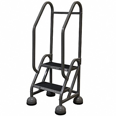 COTTERMAN ST201A2C1P5 F2126 Rolling Ladder Handrail Platform 18 In H