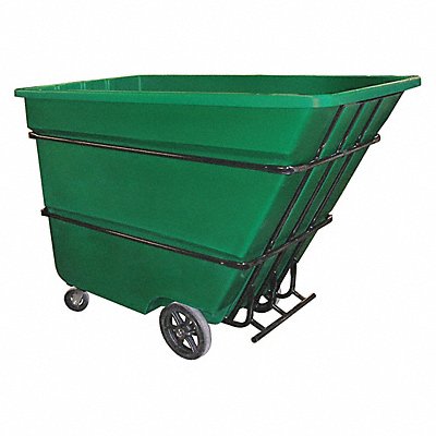 GRAINGER 17CUHDGREEN Tilt Truck Heavy Duty 1-3/4 cu yd.