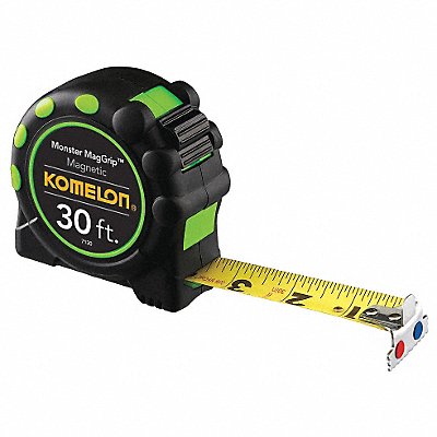 KOMELON 7130 Magnetic Tip Tape Measure 1 In x 30 ft
