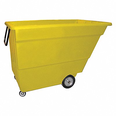 GRAINGER 17UTYELLOW Tilt Truck Light-Duty 1-3/4 cu yd. Yellow