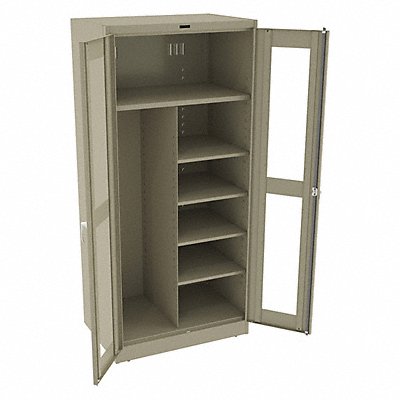 TENNSCO CVD7820SAND Storage Cabinet 78 x36 x24 Sand 5Shlv