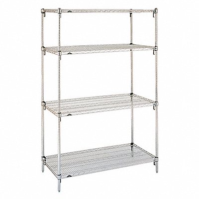 METRO A566C Wire Shelving Unit Cap 500 lb 24inx63inx60in