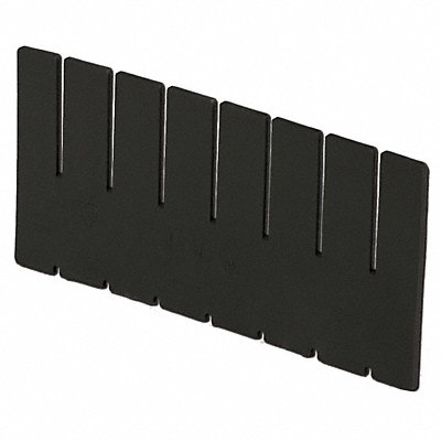 LEWISBINS DV1050XL Divider Black Polyethylene 4.4 in
