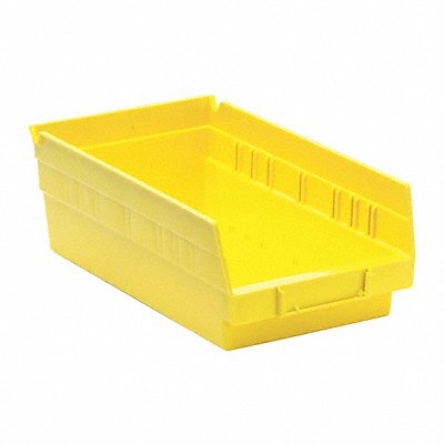 QUANTUM STORAGE SYSTEMS QSB102YL F0614 Shelf Bin Yellow Polypropylene 4 in