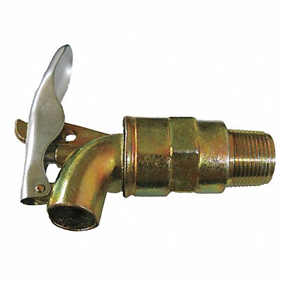 GRAINGER 81 Barrel Faucet Die-Cast Alloy Gold NPT