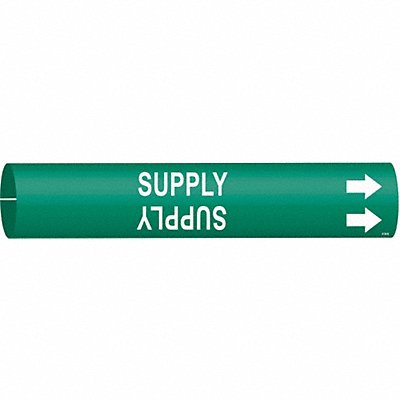 BRADY 4139B Pipe Marker Supply 7/8 in H 7/8 in W