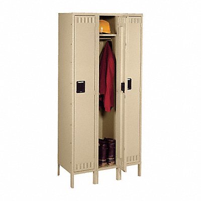 TENNSCO STK1212603SD F0413 Locker 1x3Locker Sand 66 x36 x12 Unassembled