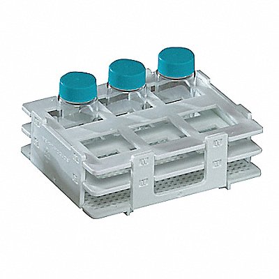 SP SCIENCEWARE F185140030 Bottle and Vial Rack 6 Polypropylene