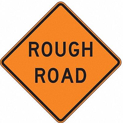 LYLE W88BO30HA Rough Road Traffic Sign 30 x 30