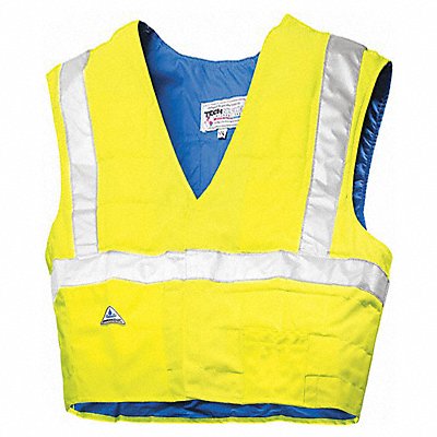 TECHNICHE 6538LXL Cooling Vest Hi-Vis Yellow 5to10 hr L/XL