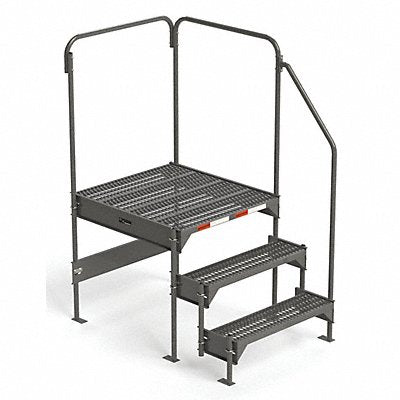 GRAINGER CW73333 Custom Work Platform Adjustable Ht Stl 33 In H