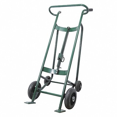 GRAINGER 9WCX3 Drum Hand Truck 1000 lb Steel Green