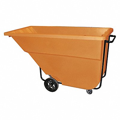 GRAINGER 11CUSORANGE Tilt Truck Medium Duty 1-1/8 cu yd Orange