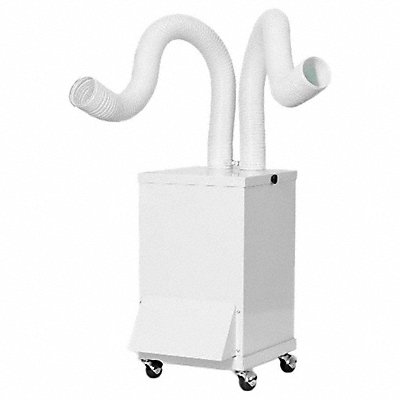 EXTRACT-ALL S9872AWHITE Air Cleaning System White (2)4.4 ft Arms