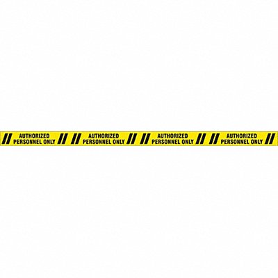 GRAINGER 9WLE0 Floor Tape Black/Yellow 3 inx60 ft Roll