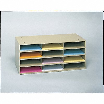 DURHAM MFG 43208 Literature And Mail Sorter Black