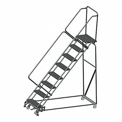BALLYMORE WASW083214GSU Lockstep Rolling Ladder Steel 80 In.H