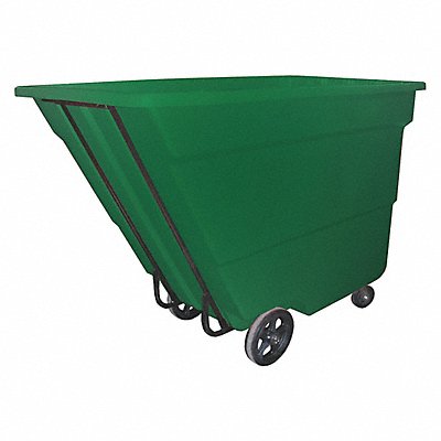 GRAINGER 17CUSGREEN Tilt Truck Medium Duty 1-3/4 cu yd. Green