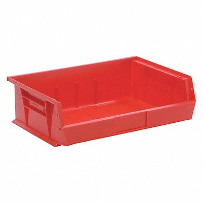 QUANTUM STORAGE SYSTEMS QUS245RD F0606 Hang and Stack Bin Red PP 5 in