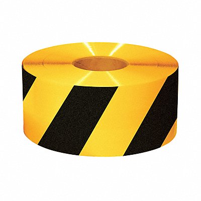 MIGHTY LINE 6RYCHV Floor Tape Black/Yellow 6 inx100 ft Roll