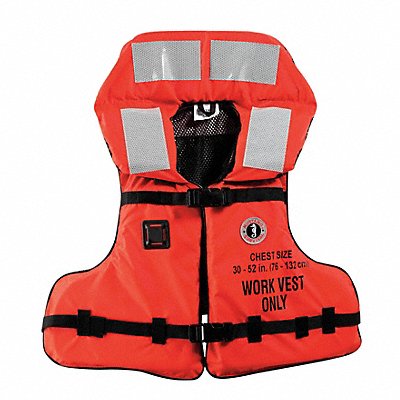 MUSTANG SURVIVAL MV319220216 Life Jacket Universal 17.5lb Foam Orange