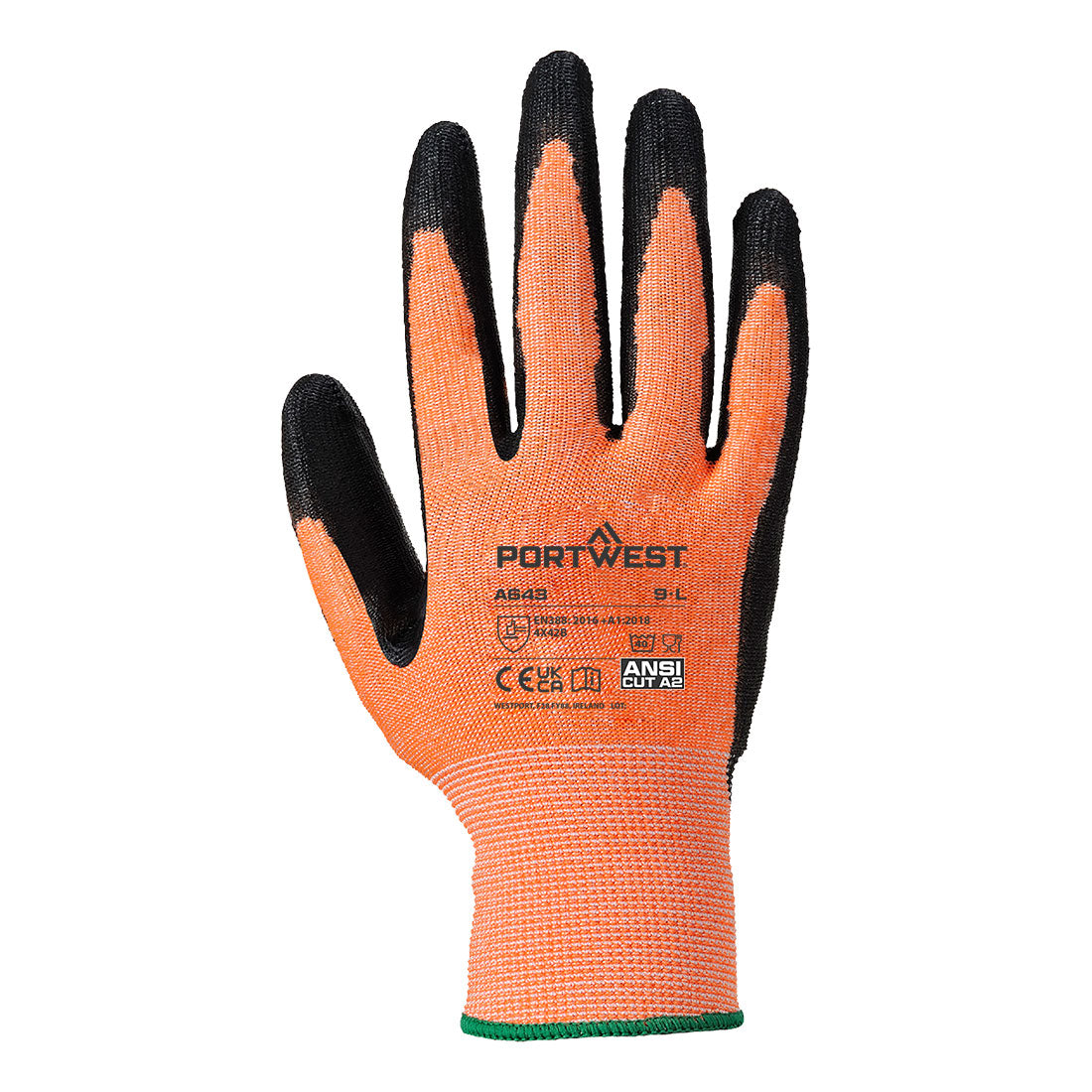 Portwest A643 Amber Cut Glove - Nitrile Foam