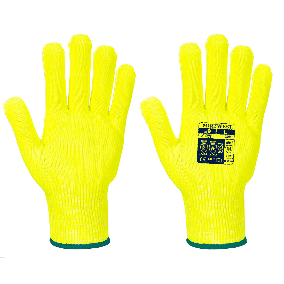 Portwest A688 Cut D13 Hi-Vis Liner Glove