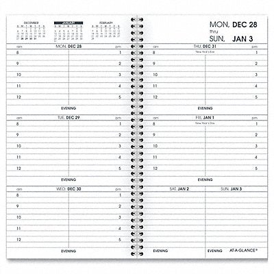 AT-A-GLANCE 7090410 Desk Calendar Refill 3-1/4 x 6-1/4