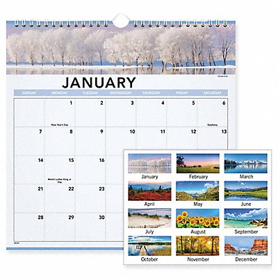 AT-A-GLANCE 88200 Wall Calendar Monthly Landscape