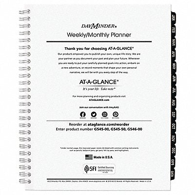 AT-A-GLANCE G54550 Planner Refill 6-7/8 x 8-3/4