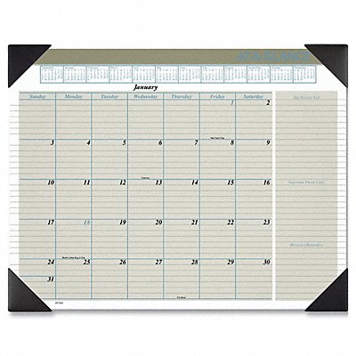 AT-A-GLANCE HT1500 Desk Calendar 22 X17 Buff