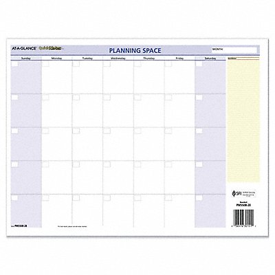 AT-A-GLANCE AAGPM550B28 Mini Wall Planner Erasable 16x12 In.
