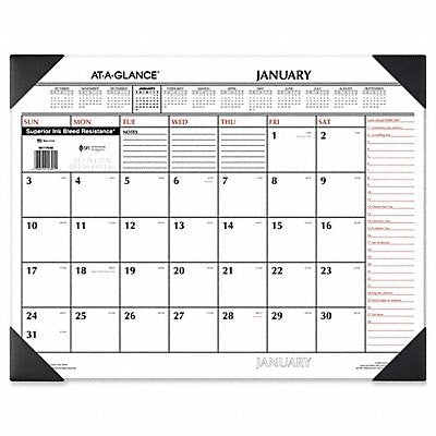 AT-A-GLANCE AAGSK117000 Monthly Desk Pad Calendar 22x17 In.