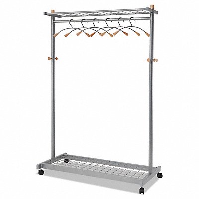 ALBA ABAPMLUX6 Garment Rack 72 x 22 In Grey
