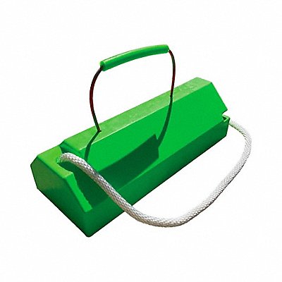 CHECKERS AC6820LRRPCHFLG Aviation Chock Green 6 H