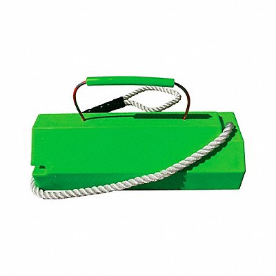 CHECKERS AC6820QLRCHFLG Aviation Chock Green 6 1/2 H