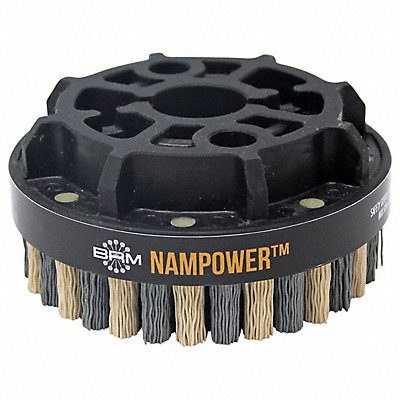 NAMPOWER BRUSH ADD10018320 Abrasive Nylon Brush 100mm D 320 Grit