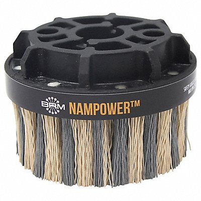 NAMPOWER BRUSH ADD10038320 Abrasive Nylon Brush 100mm D 320 Grit