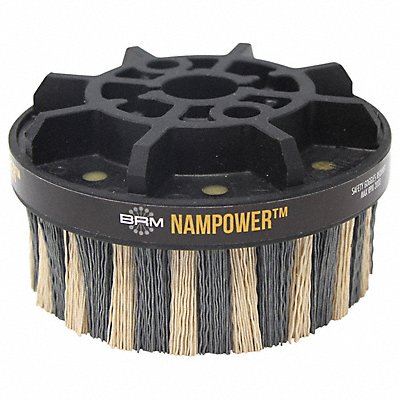 NAMPOWER BRUSH ADD12538320 Abrasive Nylon Brush 125mm D 320 Grit