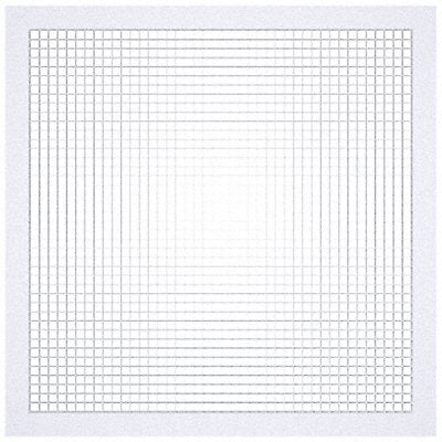 AMERICAN LOUVER AG22X22RTW2PK Return Air Grille White 1 Depth PK2
